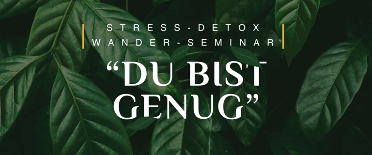 Stress-Detox Wander-Seminar | Thema: „Du bist genug“ | 23. August 2025