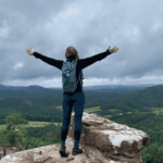 Gefühl von Freiheit und Glück beim Wandern