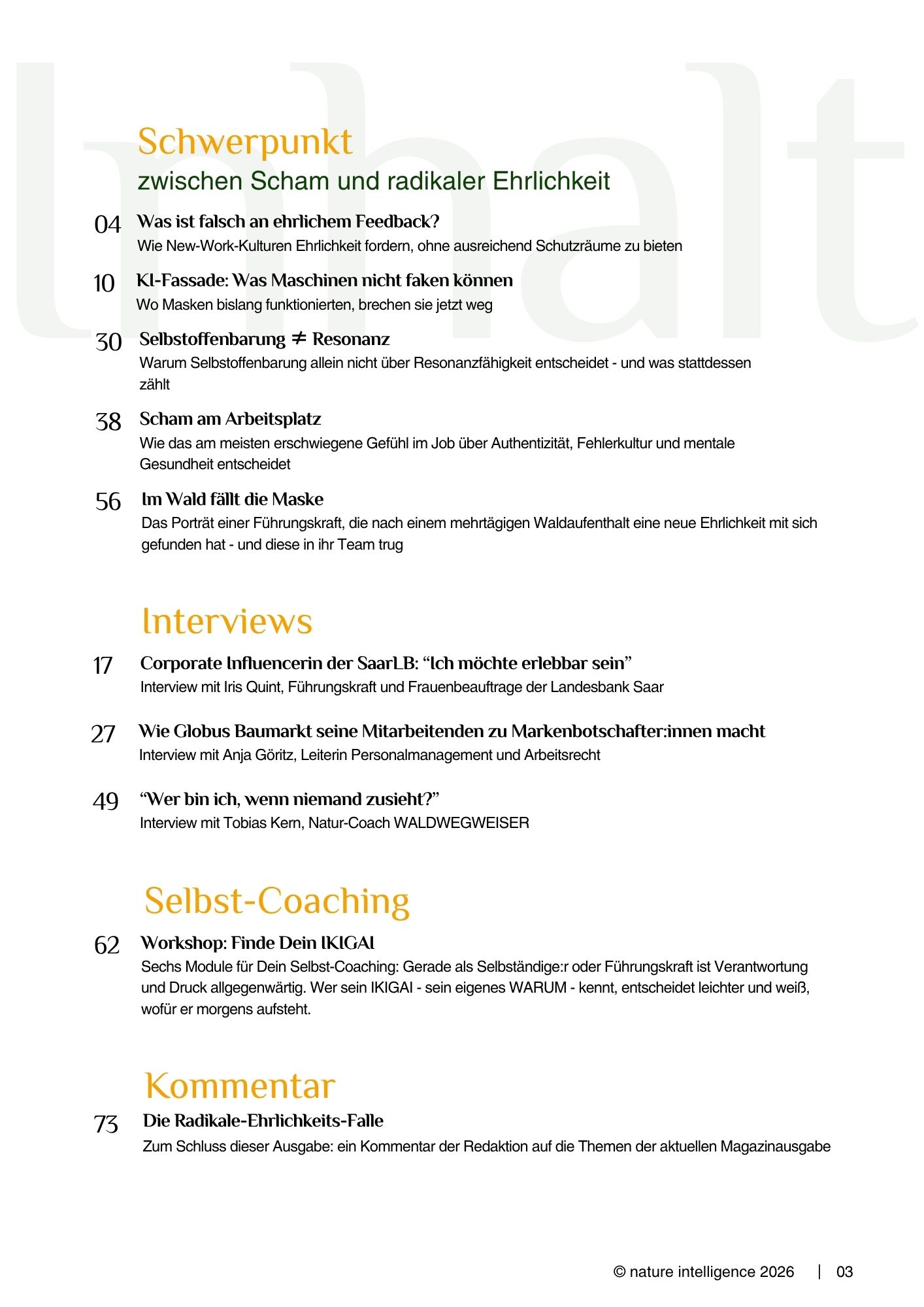 Authentizität - zwischen Scham und grenzenloser Ehrlichkeit – Bild 3